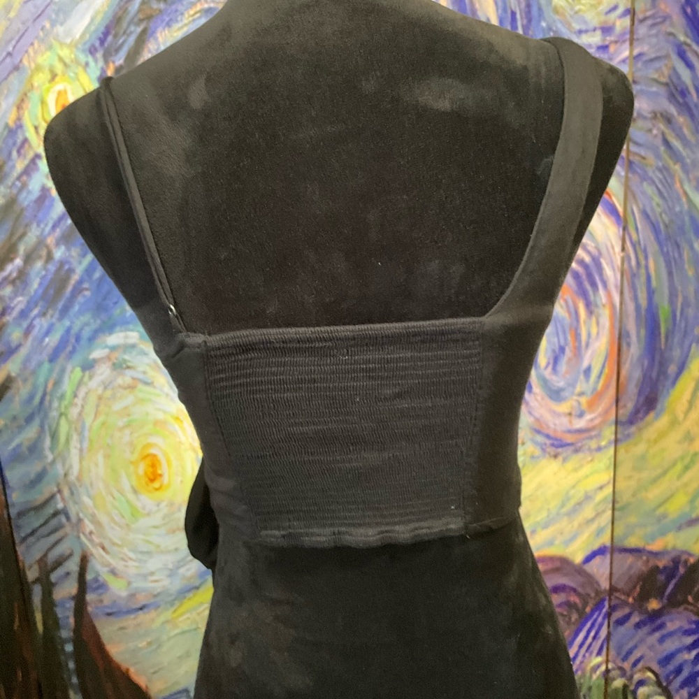 Free People small black Mila Tie crop top - Picture 5 of 5